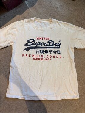 Superdry Vintage White Short Sleeve Tee